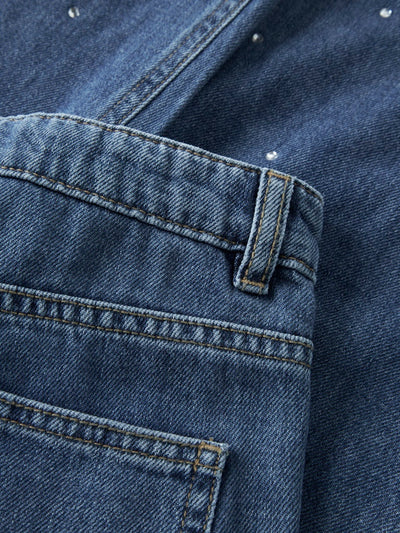 Name it Girls Wide Leg Rinestone Jeans