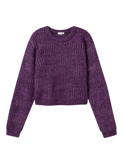 Name it Girls Round-Neck Short Knit Jumper