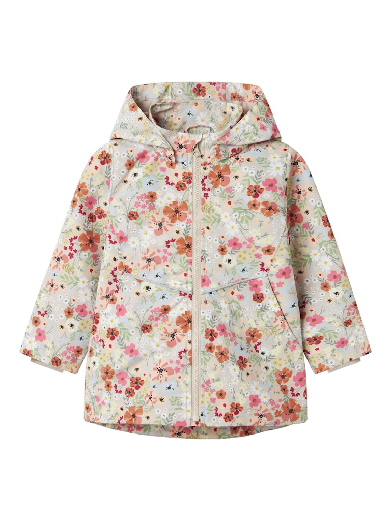 Name it Mini Girls Floral Showerproof Spring Jacket