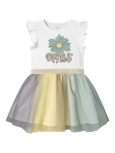 Name it Girls Smile Rainbow Tulle Dress