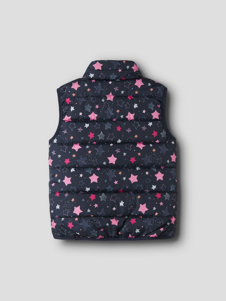 Name it Girl Colourful Padded Gilet Jacket