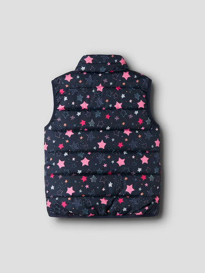 Name it Girl Colourful Padded Gilet Jacket