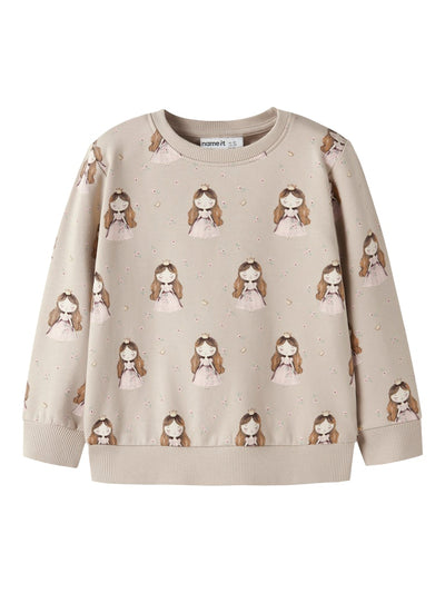 Name it Girls Little Fairy Sweat Set - Beige