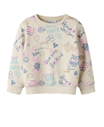 Name it Girls 2-Piece Sweat Set - Be Kind