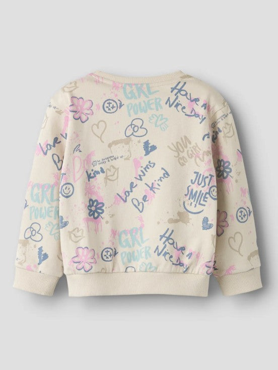 Name it Girls 2-Piece Sweat Set - Be Kind