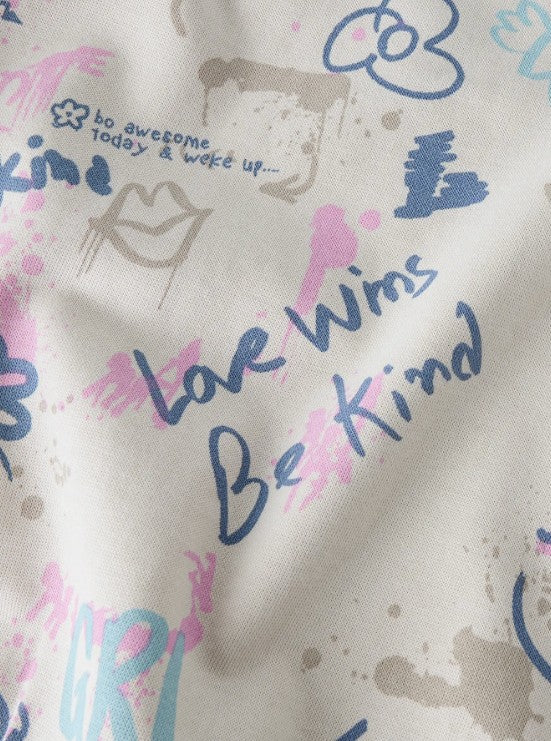 Name it Girls 2-Piece Sweat Set - Be Kind