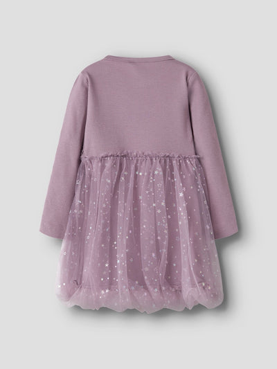 Name it Girls Lilac Star Tulle Dress