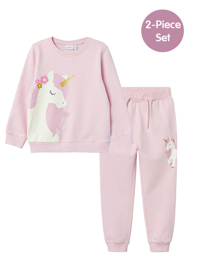 Name it Girls 2-Piece Unicorn Sweat Set