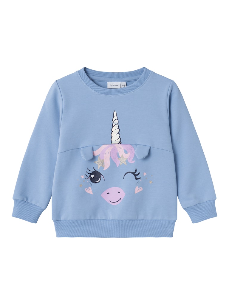 Name It Girls Unicorn Cotton Sweatshirt