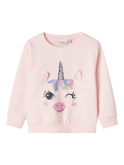 Name It Girls Unicorn Cotton Sweatshirt