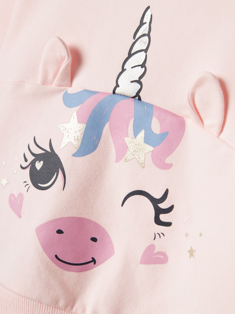 Name It Girls Unicorn Cotton Sweatshirt