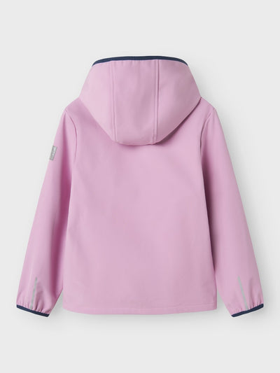 Name it Girls Waterproof Softshell Jacket - Light Pink