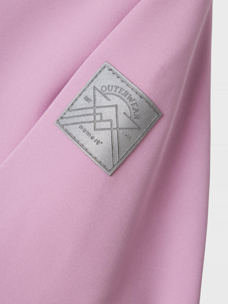Name it Girls Waterproof Softshell Jacket - Light Pink