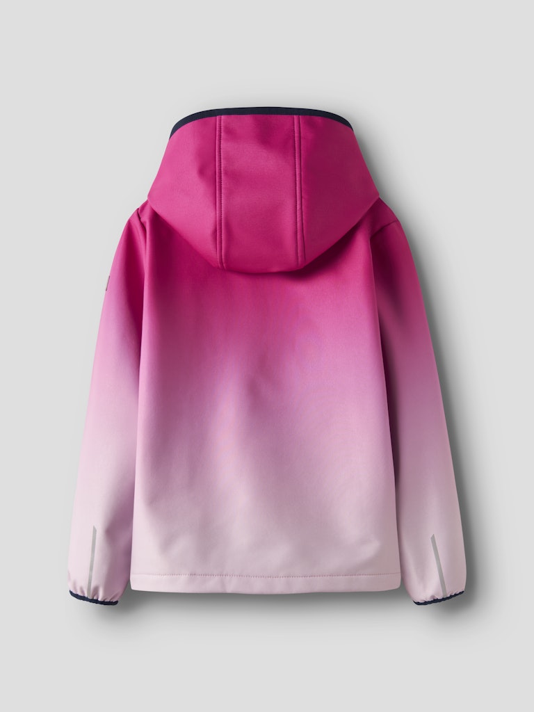 Name it Toddler Girls Waterproof Softshell Jacket - Dipdye Pink
