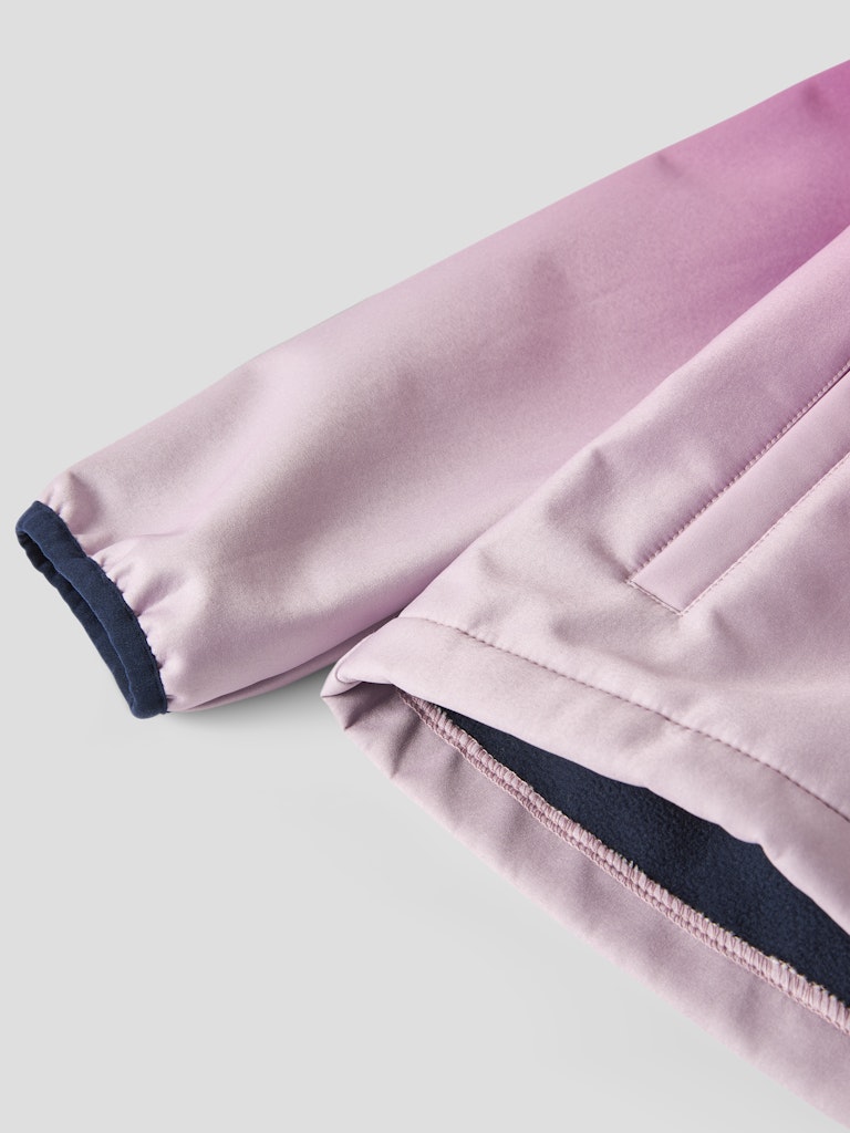 Name it Toddler Girls Waterproof Softshell Jacket - Dipdye Pink