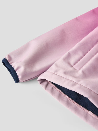 Name it Toddler Girls Waterproof Softshell Jacket - Dipdye Pink
