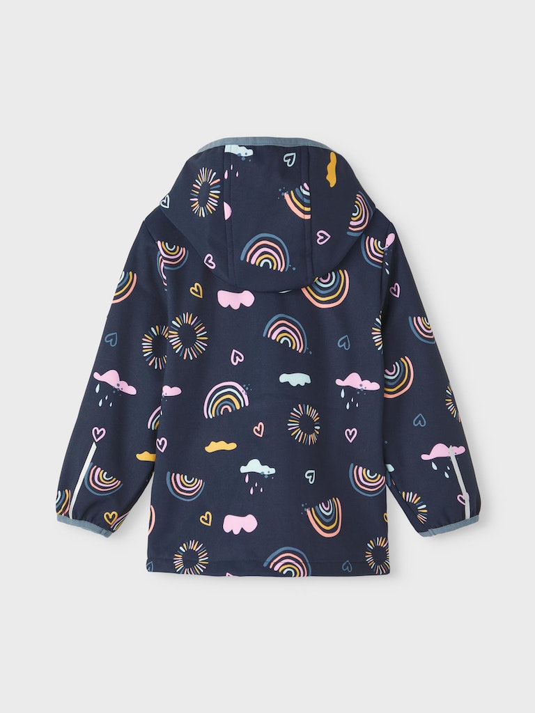 Name it Toddler Girls Rainbow Waterproof Jacket