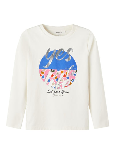 Name it Girls Graphic Print Long Sleeved T-Shirt