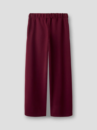 Name it Girls Wide Leg Trousers - Burgundy