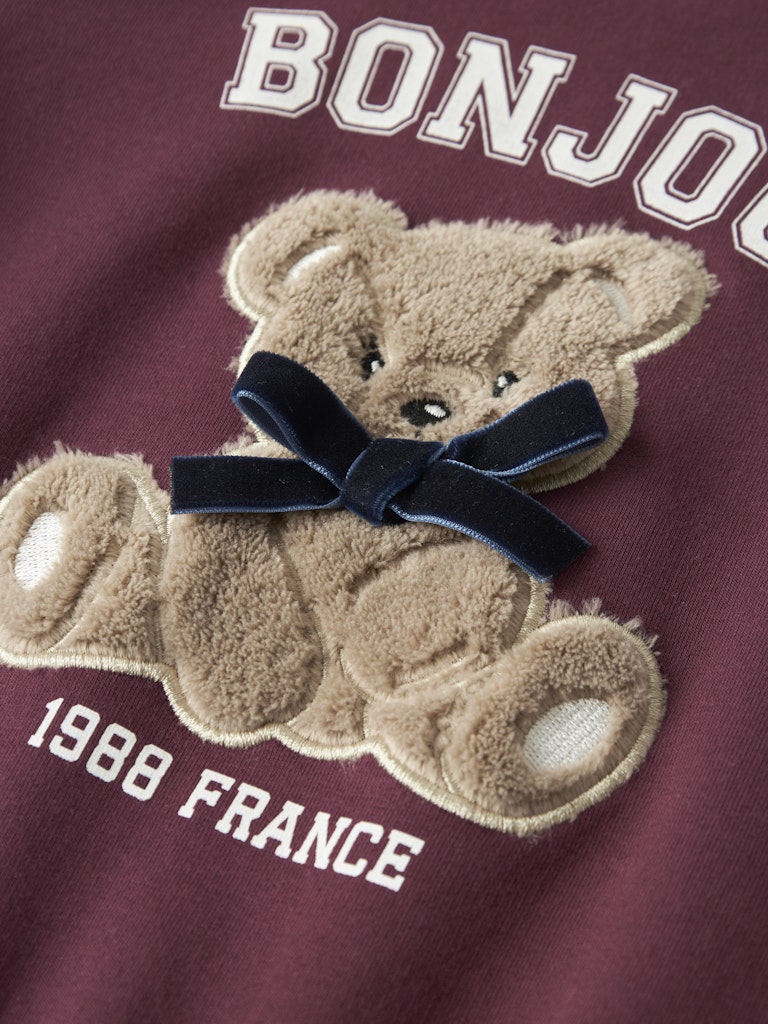 Name It Girls Teddy Bear Sweatshirt