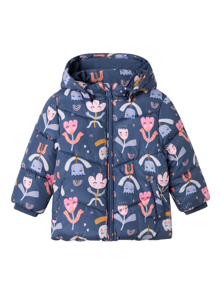 Toddler Girls Colourful Winter Puffer Jacket