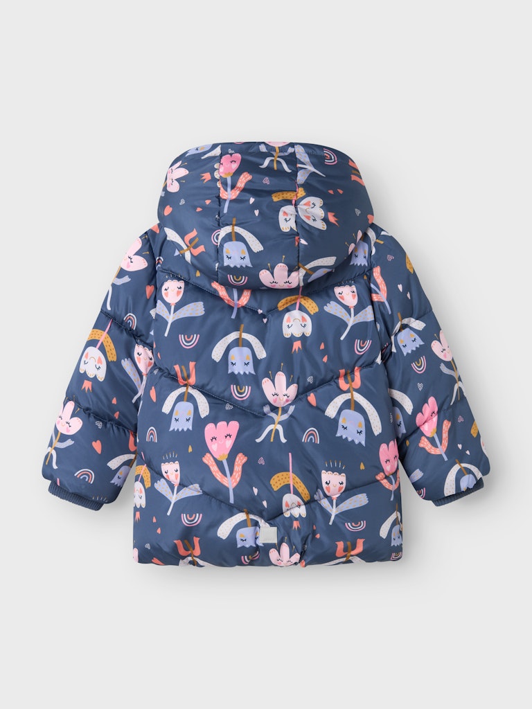 Toddler Girls Colourful Winter Puffer Jacket