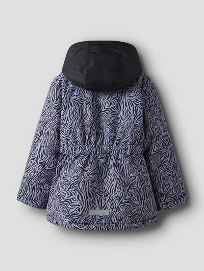 Name it Girls Padded Winter Jacket - Animal Print