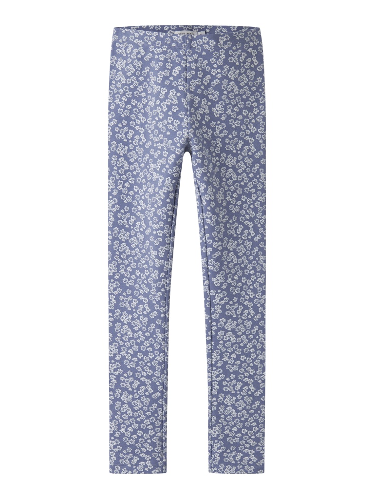 Name it Girls Blue Floral Winter Legging with Brushed Inner Feel