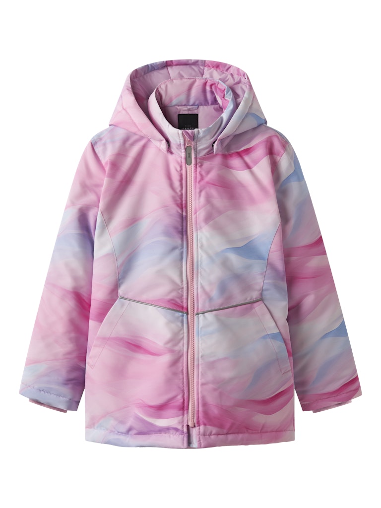 Name it Girls Padded Winter Jacket - Abstract Pink