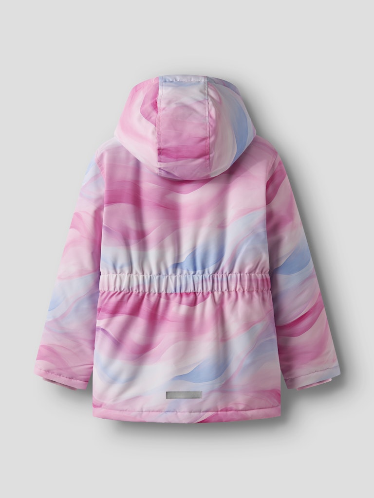 Name it Girls Padded Winter Jacket - Abstract Pink
