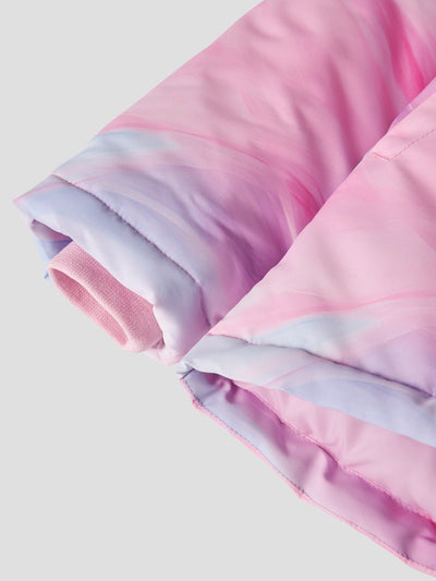 Name it Girls Padded Winter Jacket - Abstract Pink