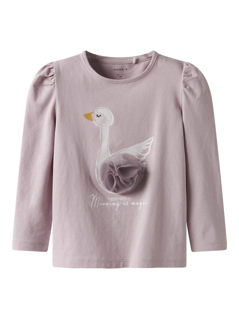 Name it Girls 2-Piece Swan Set - Lilac