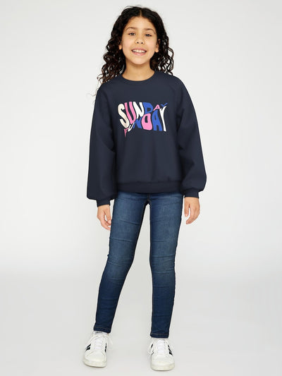 Name it Girls Round-Neck Sweatshirt