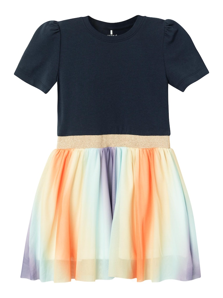 Name It Girls Rainbow Tulle Pretty Dress