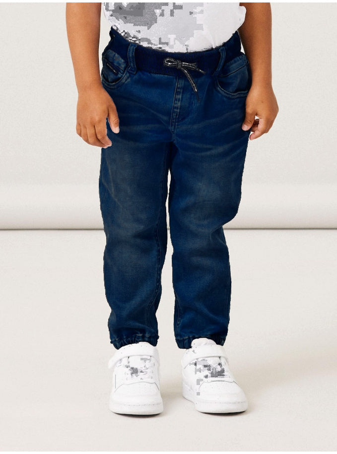 Name It Toddler Boys Baggy Dark Denim Jeans