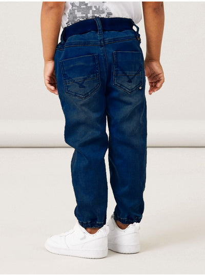 Name It Toddler Boys Baggy Dark Denim Jeans