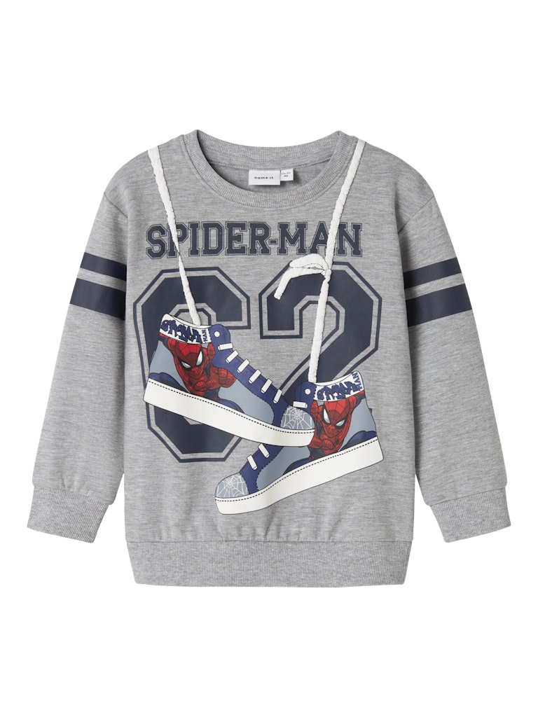 Boys Spiderman Cotton Long-Sleeved Sweatshirt