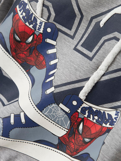 Boys Spiderman Cotton Long-Sleeved Sweatshirt