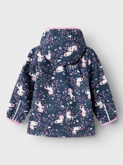 Name it Toddler Girls Waterproof Softshell Jacket - Unicorn