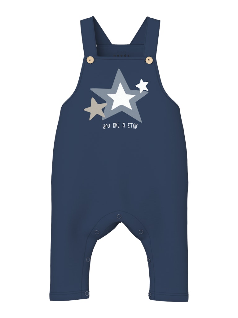 Name it Baby Boy 2-Piece Dungaree Set - Stars and Space