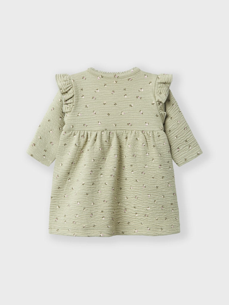 Name It Baby Girl Dress  - Tea Green