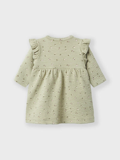 Name It Baby Girl Dress  - Tea Green