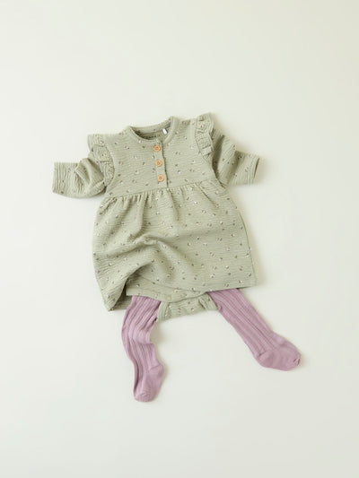 Name It Baby Girl Dress  - Tea Green