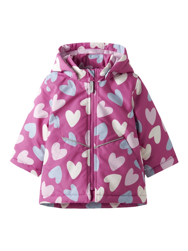 Name it Toddler Girls Showerproof Winter Jacket - Hearts