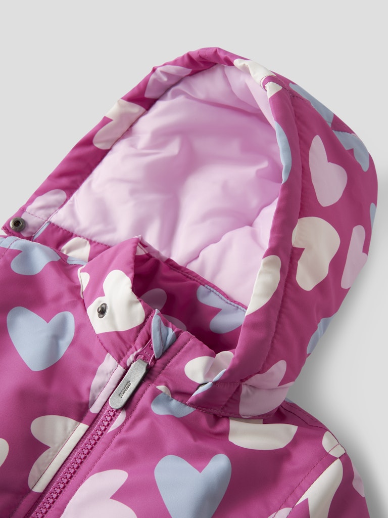 Name it Toddler Girls Showerproof Winter Jacket - Hearts