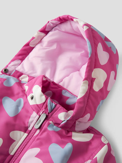 Name it Toddler Girls Showerproof Winter Jacket - Hearts