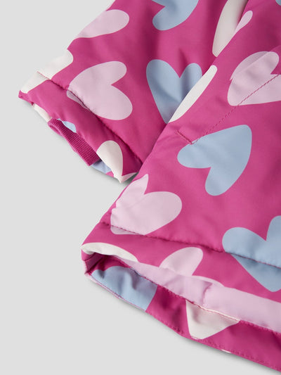 Name it Toddler Girls Showerproof Winter Jacket - Hearts