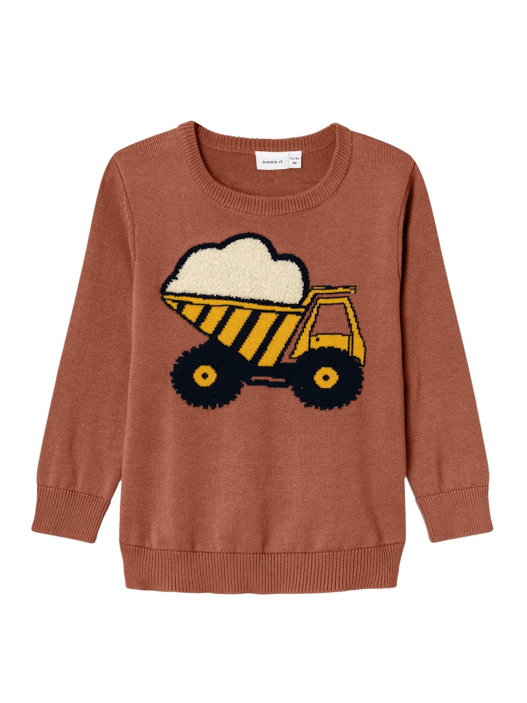 Name It Toddler Boys Knitted Jumper - Tractor