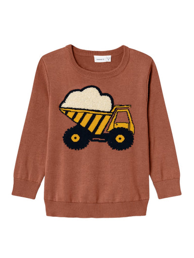 Name It Toddler Boys Knitted Jumper - Tractor