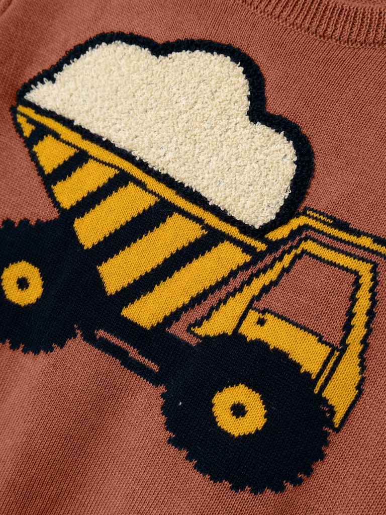 Name It Toddler Boys Knitted Jumper - Tractor